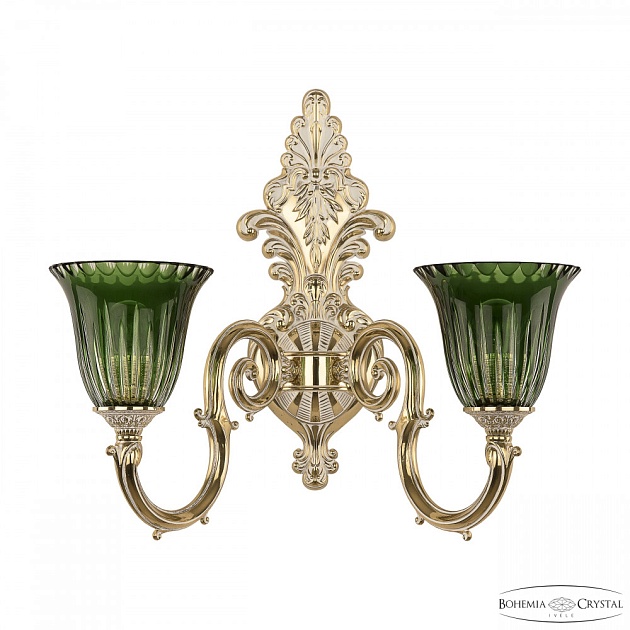 Бра 7203 7203B15/2/210 GW P2 U Clear-Green/H-1K
