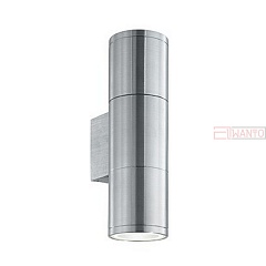 Настенный светильник Ideal Lux Gun GUN AP2 SMALL ALLUMINIO