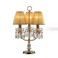 Интерьерная настольная лампа Murano 8192/P Gold