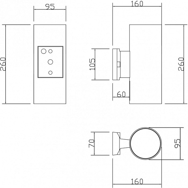 Архитектурная подсветка Rando O419WL-02GR
