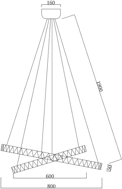 Подвесной светильник Galassia 1030/02 SP-144
