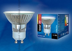 Лампочка галогеновая  JCDR-50/GU10 картон