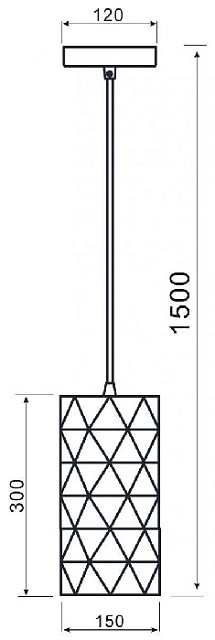 Подвесной светильник Asterope linear 342136