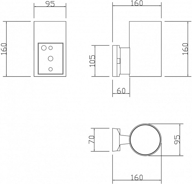 Архитектурная подсветка Rando O419WL-01GR