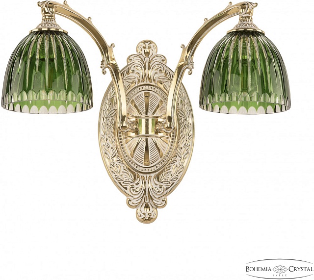 Бра Verona 7211B12/2/210 GW P1 D Clear-Green/H-1K